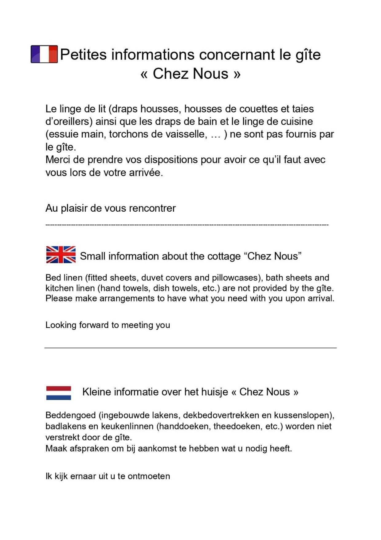 시니 Chez Nous 빌라 외부 사진
